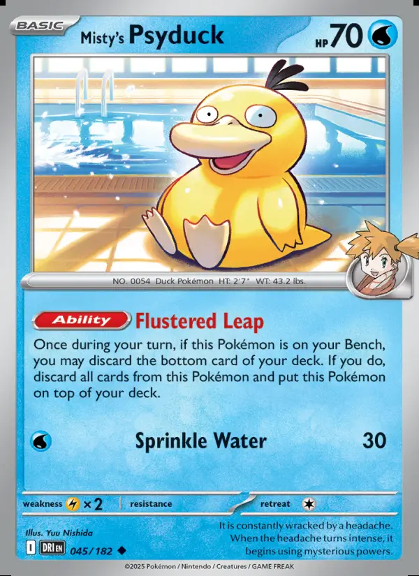 Image of the card Misty's Psyduck