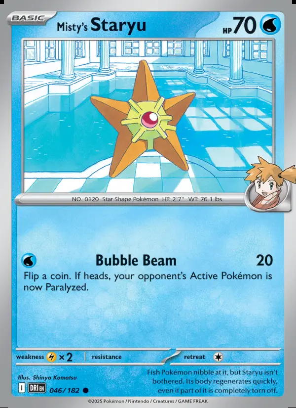 Image of the card Misty's Staryu