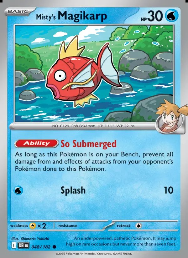 Image of the card Misty's Magikarp