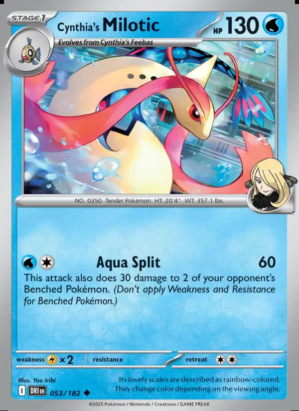 Image of the card Cynthia's Milotic