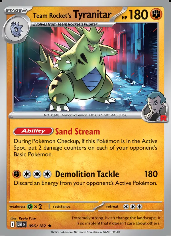 Image of the card Team Rocket's Tyranitar