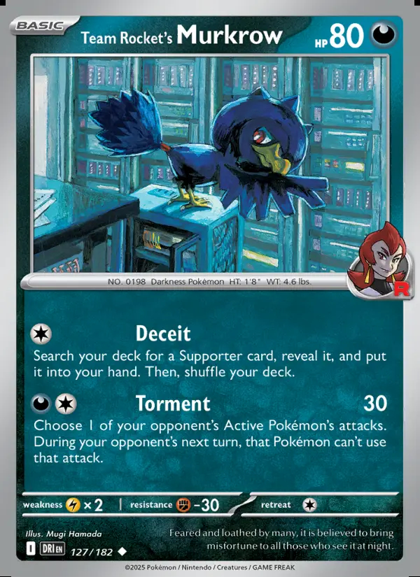 Image of the card Team Rocket's Murkrow