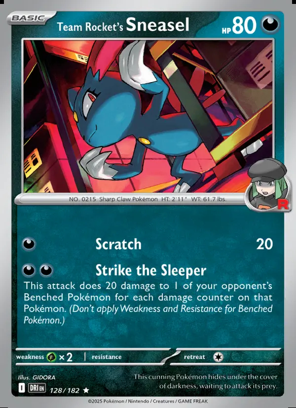 Image of the card Team Rocket's Sneasel