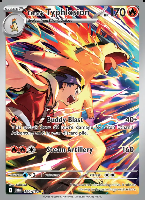Image of the card Ethan's Typhlosion