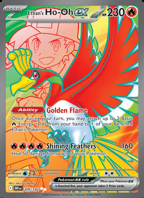 Image of the card Ethan's Ho-Oh ex