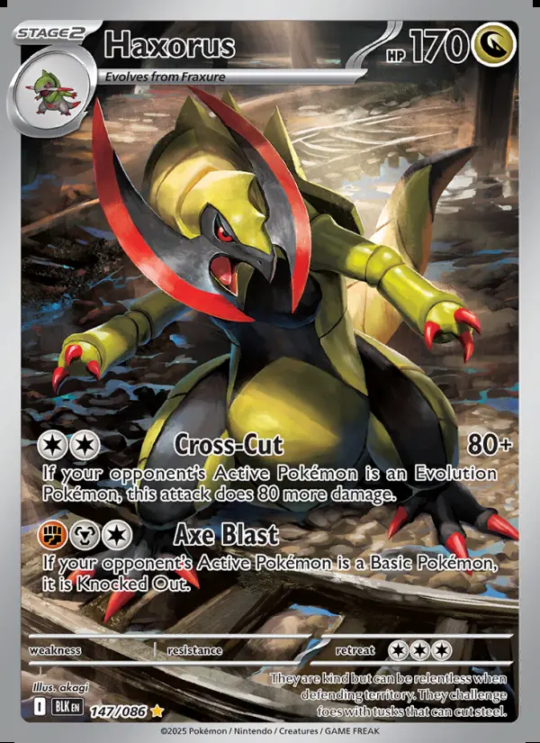 Image of the card Haxorus