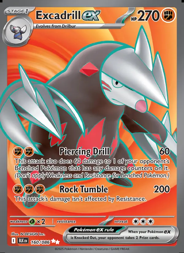 Image of the card Excadrill ex