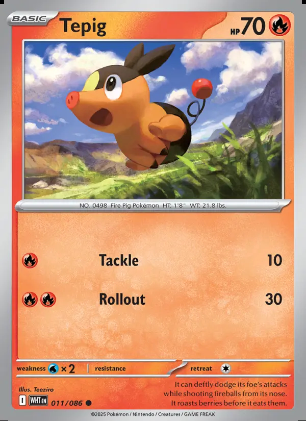 Image of the card Tepig