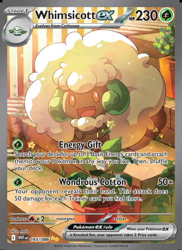 Image of the card Whimsicott ex