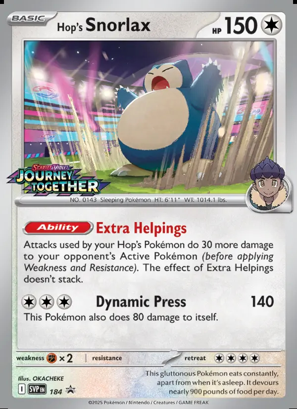 Image of the card Hop's Snorlax
