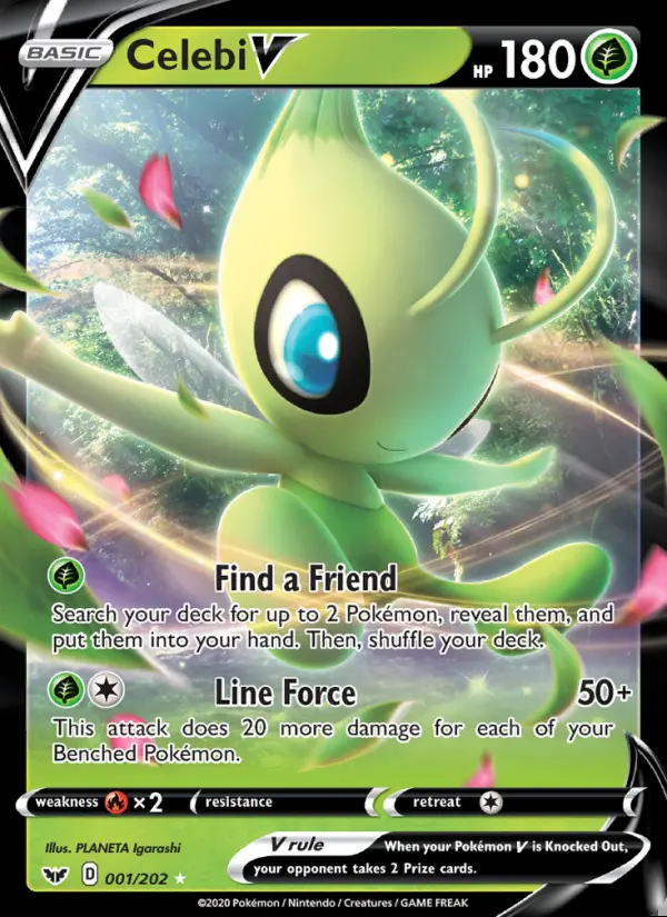 Image of the card Celebi V