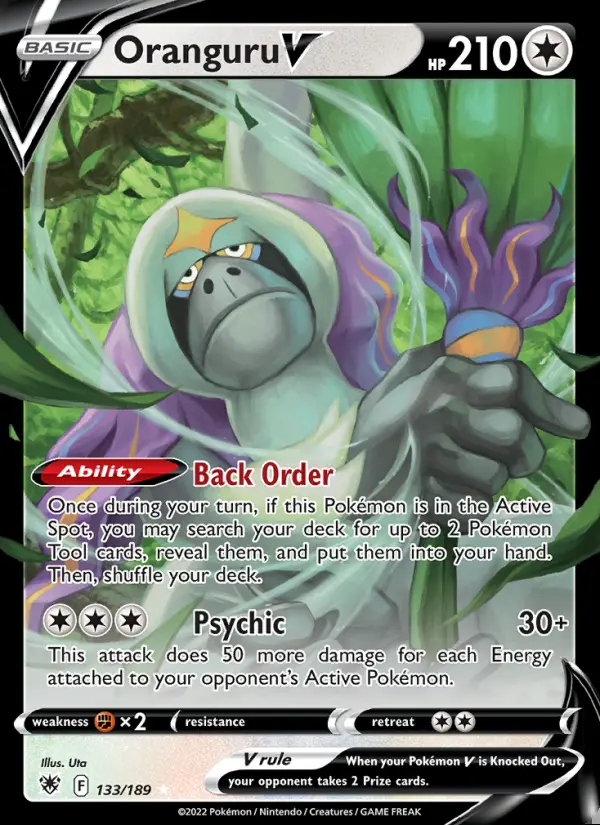 Image of the card Oranguru V