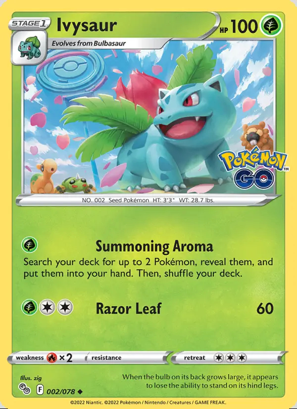 Image of the card Ivysaur