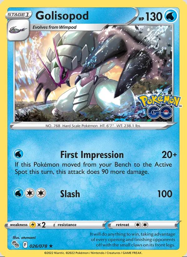 Image of the card Golisopod