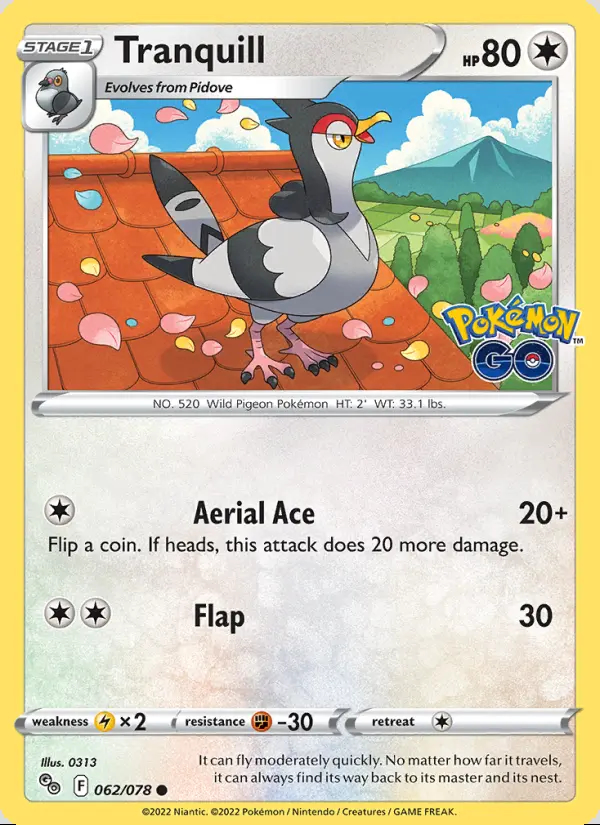 Image of the card Tranquill