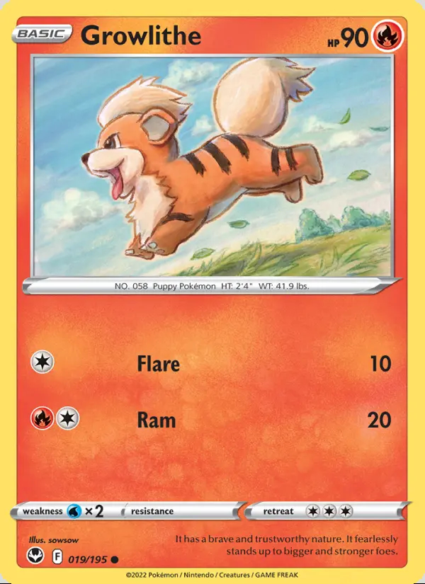 Image of the card Growlithe