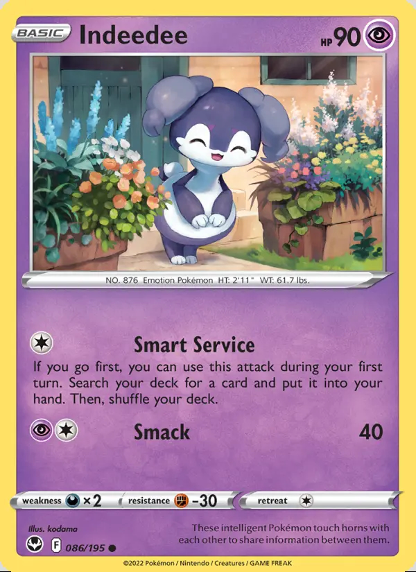 Image of the card Indeedee