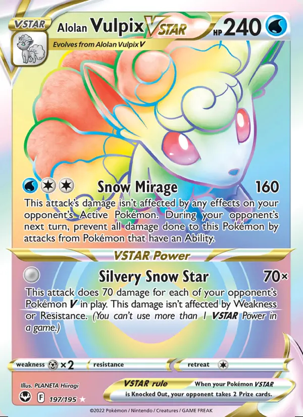 Image of the card Alolan Vulpix VSTAR