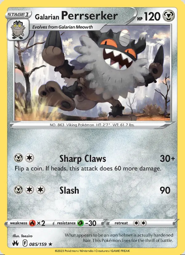 Image of the card Galarian Perrserker