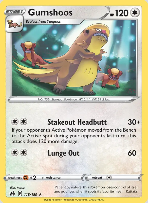 Image of the card Gumshoos