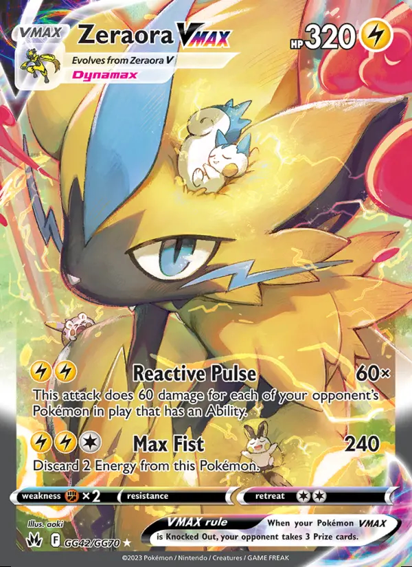 Image of the card Zeraora VMAX