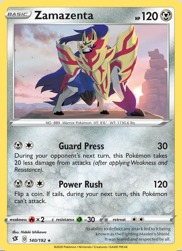 Image of the card Zamazenta
