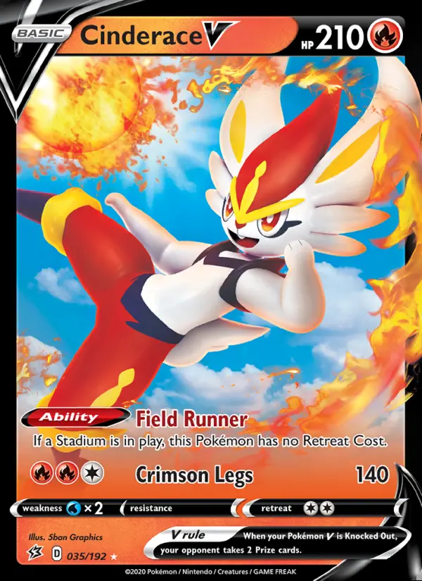 Image of the card Cinderace V