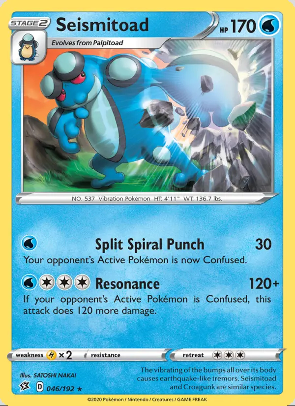 Image of the card Seismitoad