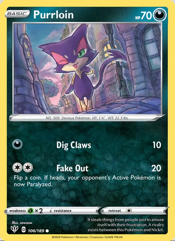 Image of the card Purrloin