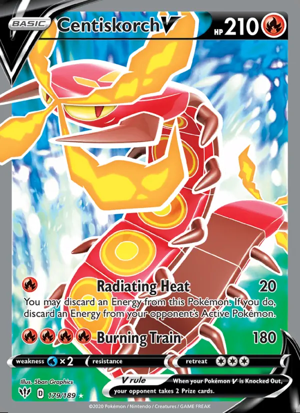 Image of the card Centiskorch V