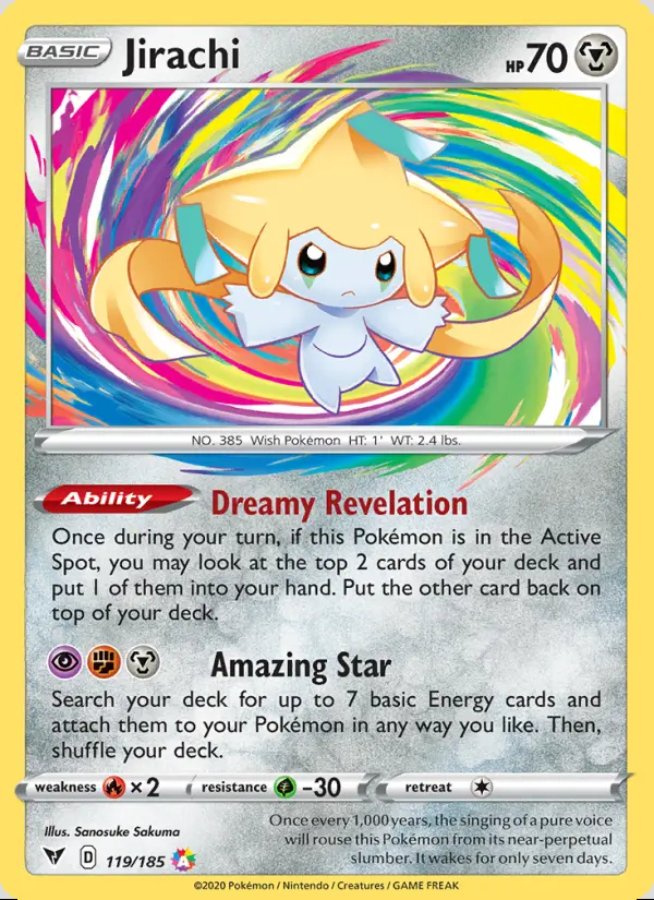 Image of the card Jirachi