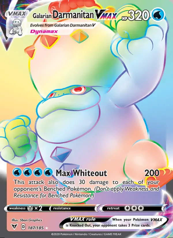 Image of the card Galarian Darmanitan VMAX