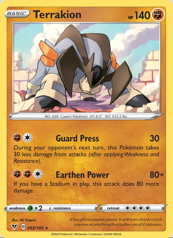 Image of the card Terrakion
