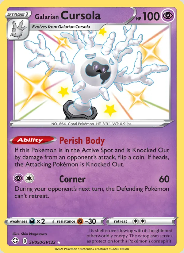 Image of the card Galarian Cursola