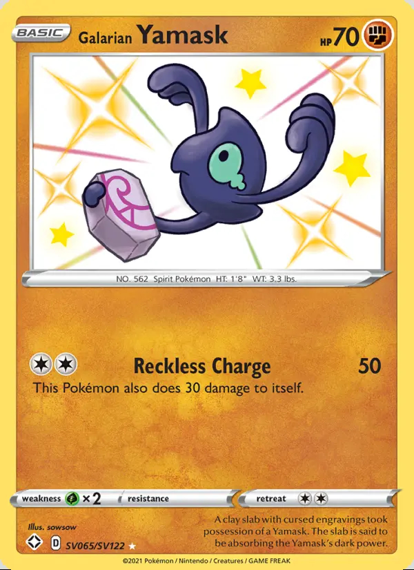 Image of the card Galarian Yamask