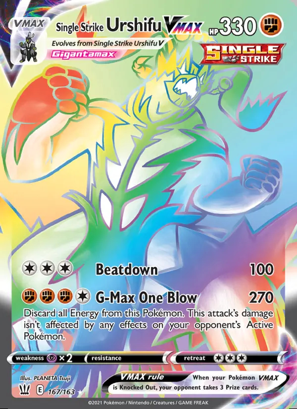 Image of the card Single Strike Urshifu VMAX