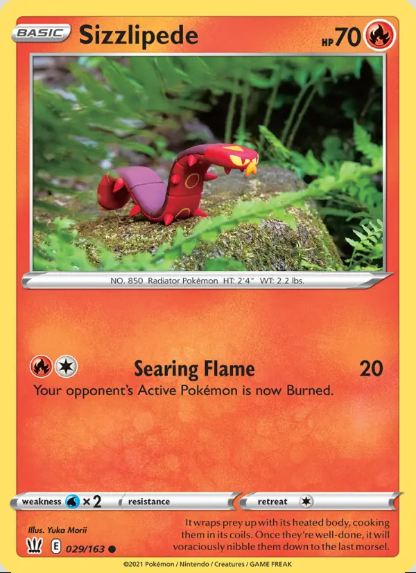 Image of the card Sizzlipede