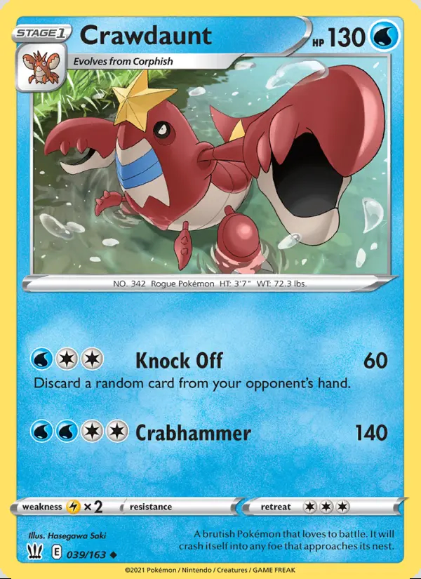 Image of the card Crawdaunt