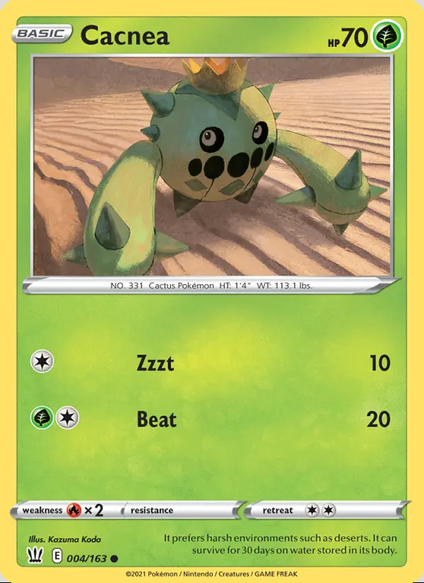 Image of the card Cacnea