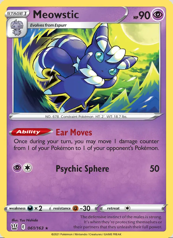 Image of the card Meowstic