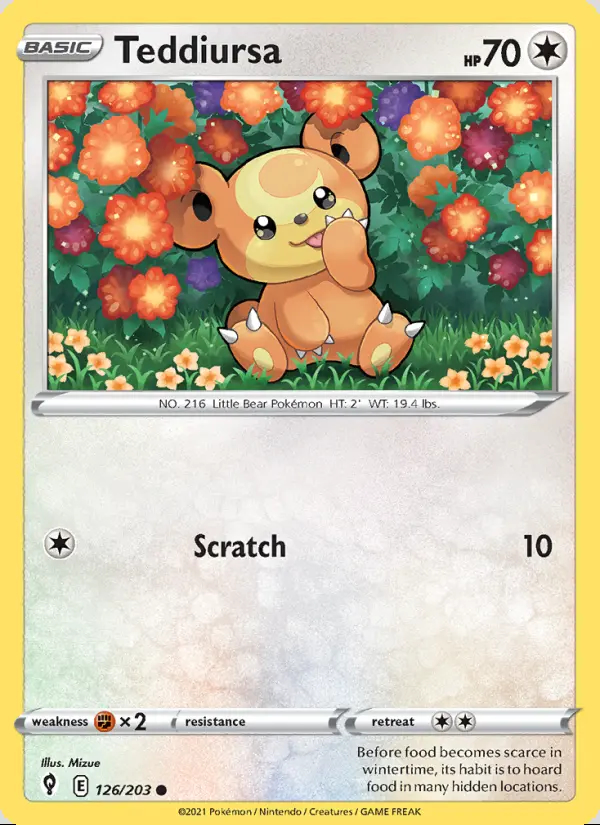 Image of the card Teddiursa