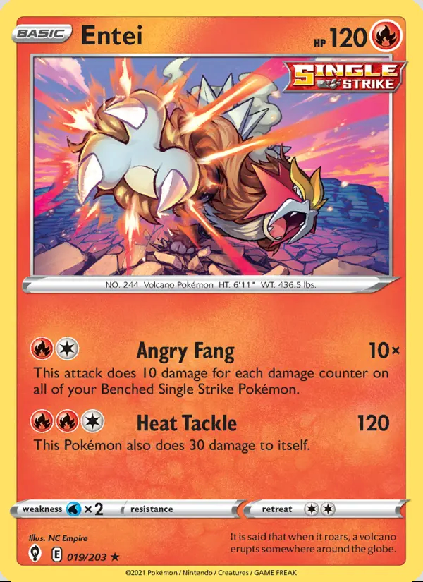 Image of the card Entei