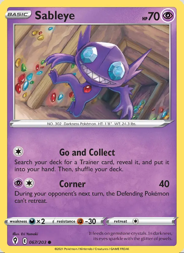 Image of the card Sableye