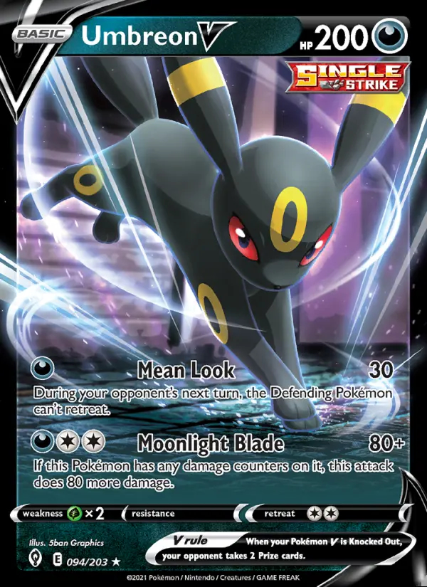 Image of the card Umbreon V
