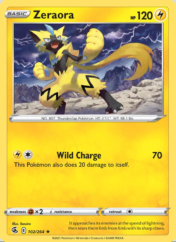 Image of the card Zeraora