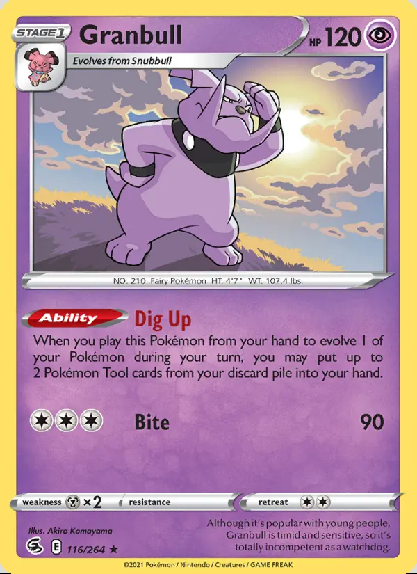 Image of the card Granbull