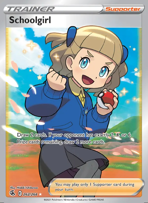 Image of the card Schoolgirl