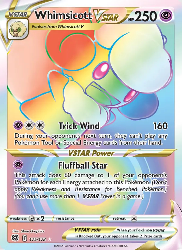 Image of the card Whimsicott VSTAR