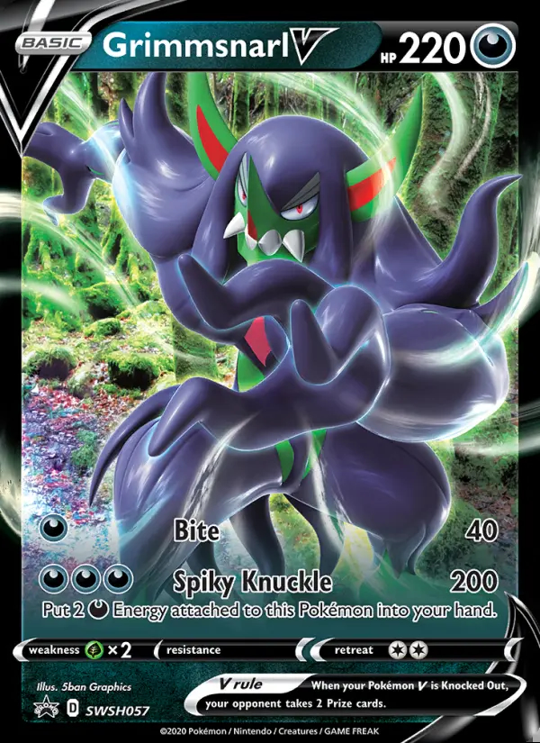 Image of the card Grimmsnarl V