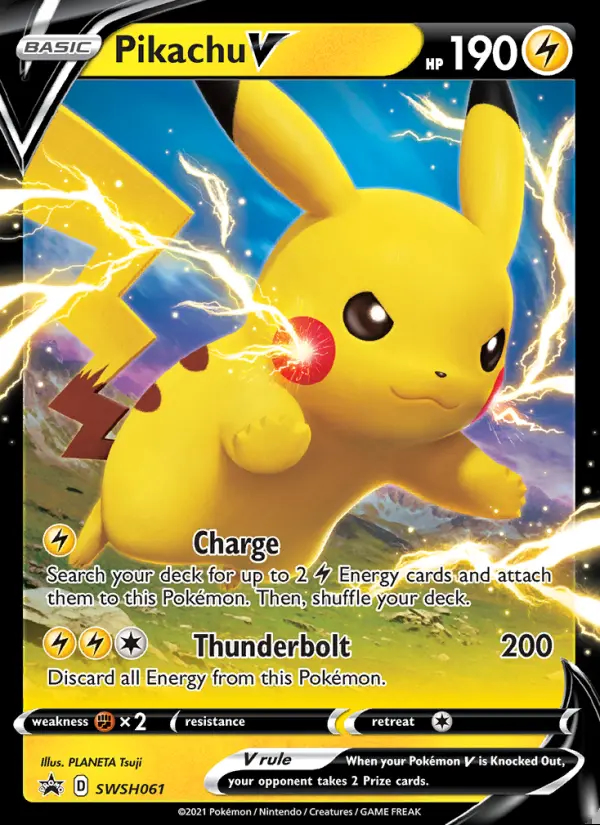 Image of the card Pikachu V